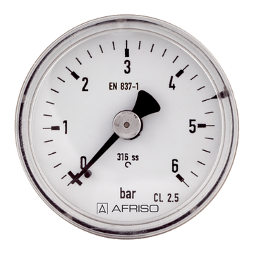 Rohrfeder-Edelstahlmanometer典型D3