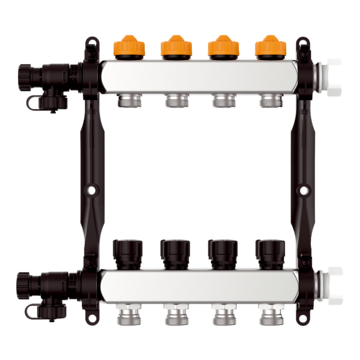 Edelstahl-Heizkreisverteiler ProCalida®VA 1C Vario-DP