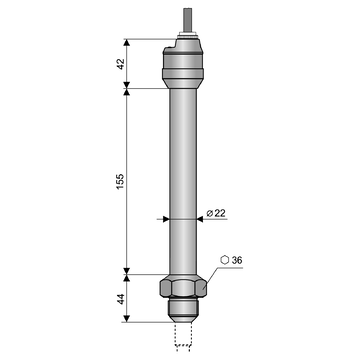 AfrisoKapazitiverFüllstandTransmitterCapfox®EFT20