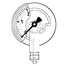 Afriso rohrfedere - industriemanometer类型D2