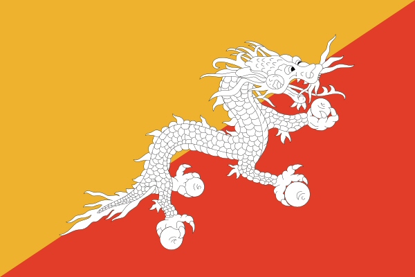 不丹Flagge