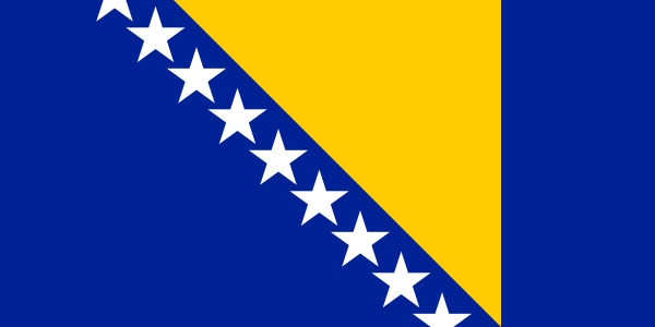 Bosnienü。黑塞哥维那Flagge